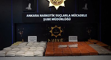 Ankara'da 90 kilogram uyuşturucu ele geçirildi