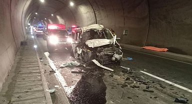 Artvin'de Cankurtaran tünelinde kaza; 1 ölü
