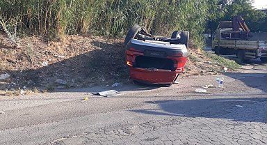 Aydın'da iki otomobil çarpıştı: 9 yaralı