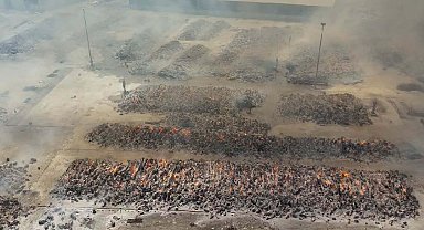 Aydın'da kağıt fabrikasındaki yangın 3'üncü gününde