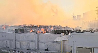 Aydın'da kağıt fabrikasındaki yangın 4'üncü gününde