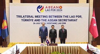 Bakan Fidan'ın Laos temasları