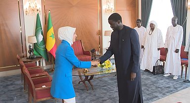 Bakan Göktaş, Senegal Cumhurbaşkanı Faye ile görüştü