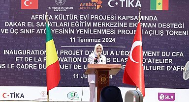 Bakan Göktaş, Senegal El Sanatları Eğitim Merkezinin açılışına katıldı