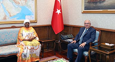 Bakan Güler, Nijer Büyükelçisi Gazibo ile görüştü