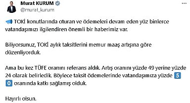 Bakan Kurum: TOKİ taksitlerine yüzde 50 katkı sağladık