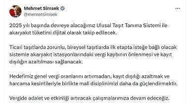 Bakan Şimşek: Akaryakıt istasyonlarındaki vergi kaybı önlenecek