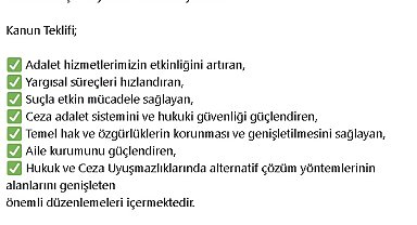 Bakan Tunç: 9'uncu Yargı Paketi olarak bilinen kanun teklifi ülkemiz için hayırlı olsun