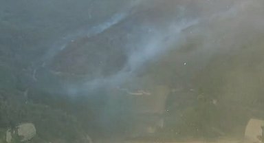 Bergama'daki orman yangınında 2'nci gün