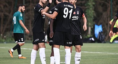 Beşiktaş hazırlık maçında galip