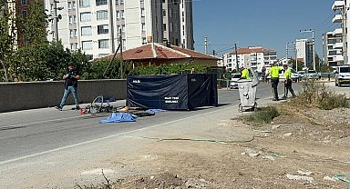Beton mikserinin çarptığı bisikletin sürücüsü öldü