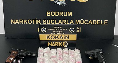 Bodrum'da 'Tina' ile yapılan aramada 765 paket kokain ele geçirildi; 3 tutuklama