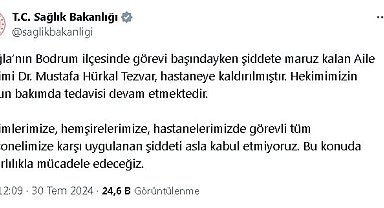 Bodrum'da aile sağlık merkezinde doktor ve hasta arasında darp iddiası; fenalaşan doktor yoğun bakımda