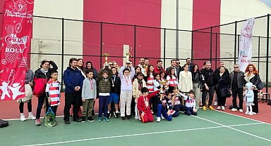 Bolu'nun en prestijli tenis turnuvasına yoğun katılım