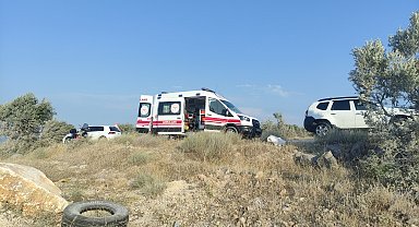 Bursa'da şarampole düşen motosikletteki 2 genç ağır yaralandı