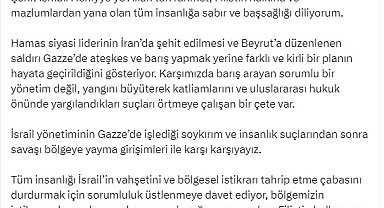 Cevdet Yılmaz: İsrail'in savaşı yayma girişimleriyle karşı karşıyayız