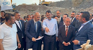 Çevre, Şehircilik ve İklim Değişikliği Bakanı Murat Kurum, Elazığ'da