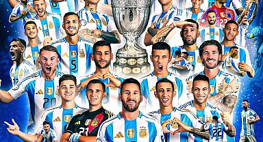 Copa America'da şampiyon üst üste ikinci kez Arjantin