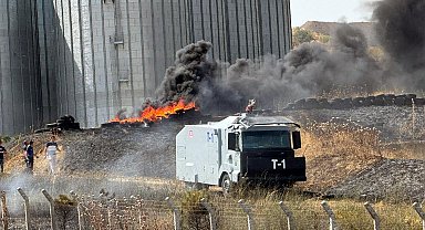 Çorlu'da tarım arazisinde yangın; TOMA ile de müdahale ediliyor