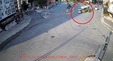 Çorum'da 10 kişinin yaralandığı kaza kamerada