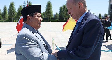 Cumhurbaşkanı Erdoğan, Endonezya Cumhurbaşkanı Subianto ile görüştü