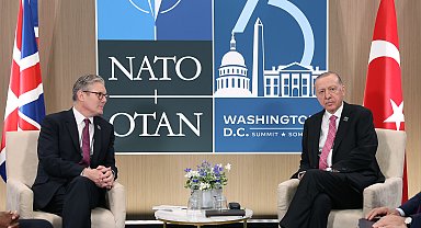 Cumhurbaşkanı Erdoğan, İngiltere Başbakanı Starmer ile görüştü