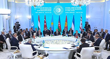 Cumhurbaşkanı Yardımcısı Cevdet Yılmaz Türk Devletleri Teşkilatı Gayriresmi Zirve Toplantısı'nda konuştu