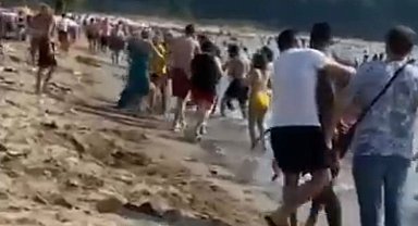 Denizde kadını taciz ettiği iddiasıyla darbedilen şüpheliye gözaltı