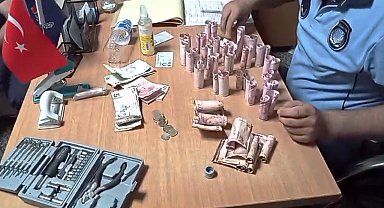 Dilencinin koltuk değneğine sakladığı 7 bin TL'yi zabıta buldu