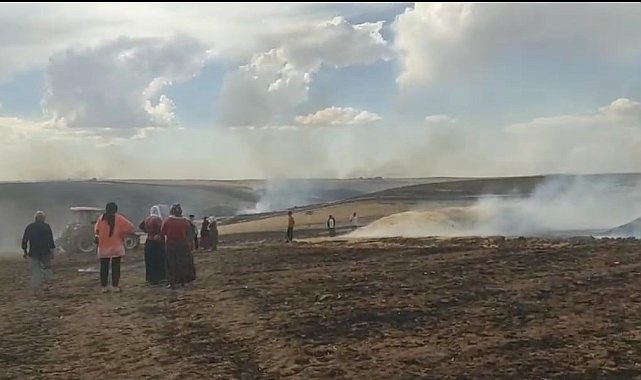Diyarbakır'da kuvvetli rüzgarda çatı ve pazar şemsiyeleri uçtu, bir mahallede yangın çıktı