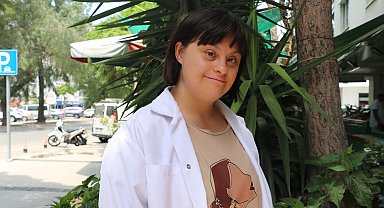 Down sendromlu Ayçe'nin yaşam azmi