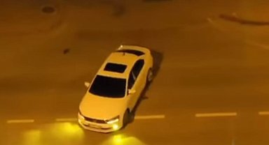 Drift atan sürücüye 32 bin 233 lira para cezası kesildi