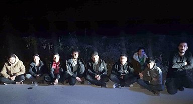 Edirne'de 10 kaçak göçmen yakalandı