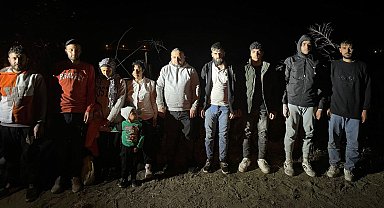 Edirne'de 16 kaçak göçmen yakalandı