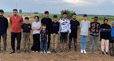 Edirne'de 20 kaçak göçmen yakalandı