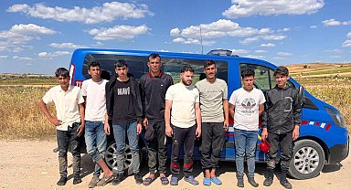 Edirne'de 8 kaçak göçmen yakalandı