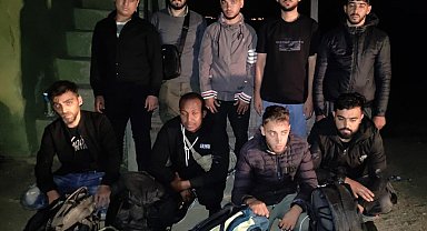 Edirne'de 9 kaçak göçmen yakalandı