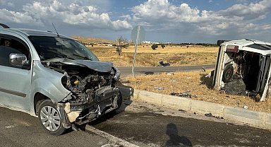 Elazığ'da aynı kavşakta yarım saat arayla iki kaza: 8 yaralı