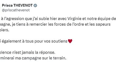 Fransa milletvekili adayı ve ekibi, seçim afişi asarken saldırıya uğradı
