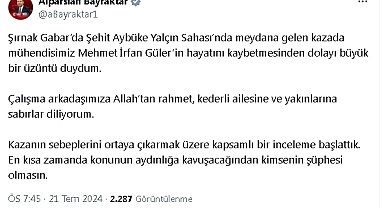 Gabar'da sondaj kulesi devrildi; 1 mühendis öldü, 2 işçi yaralı