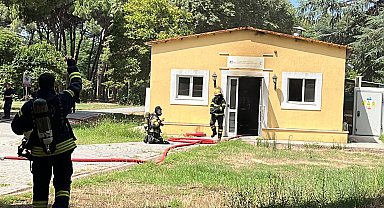 Gebze Teknik Üniversitesi'nde laboratuvarda yangın
