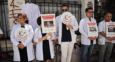 Görev yaptığı hastanede öldürülen Dr. Ekrem Karakaya, anıldı