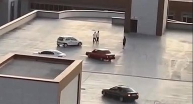 Hastane otoparkında drift atan 2 sürücüye 96 bin lira ceza