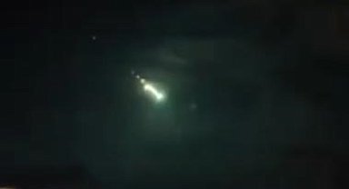 Işık hüzmesi merakla izlendi