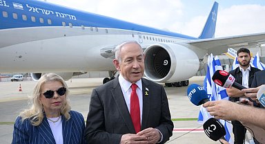 İsrail Başbakanı Netanyahu, ABD'ye gitmek üzere yola çıktı