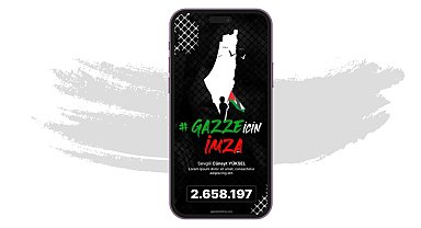 İstanbul 2 No'lu Barosu Gazze için imza kampanyası başlattı