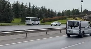 İstanbul- Ataşehir TEM Otoyolu'nda kilometrelerce ters yönde ilerledi