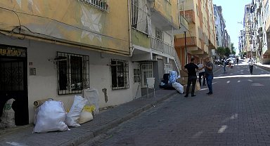 İstanbul - Bahçelievler'de 7 katlı binadaki çökme: Zarar gören binalardaki eşyalar çıkarılıyor