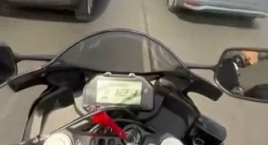 İstanbul - Bakırköy'de motosikletlilerin kaza anı kask kamerasında