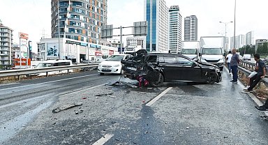 İstanbul -Esenyurt Haramidere bağlantı yolunda ikinci zincirleme trafik kazası